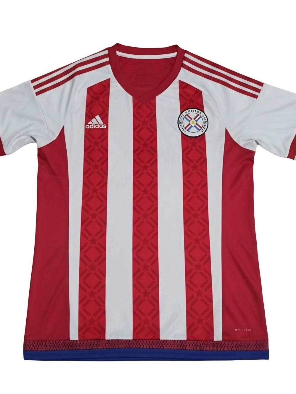 Adidas Paraguay National Football Team APF Home Soccer Jersey Red White Size M
